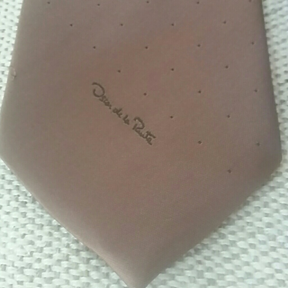 Oscar De La Renta Brown Tie